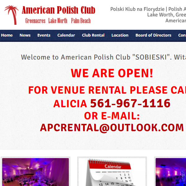 Polish Speaking Organization in Florida - American Polish Club in Greenacres