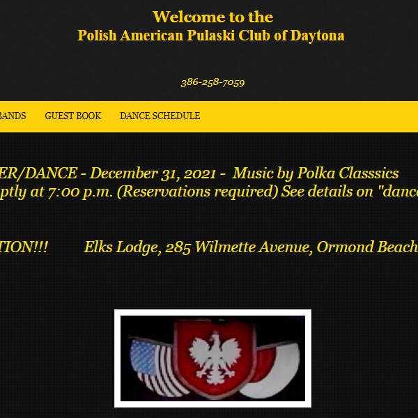 Polish Speaking Organizations in Florida - Polish American Pulaski Club of Daytona